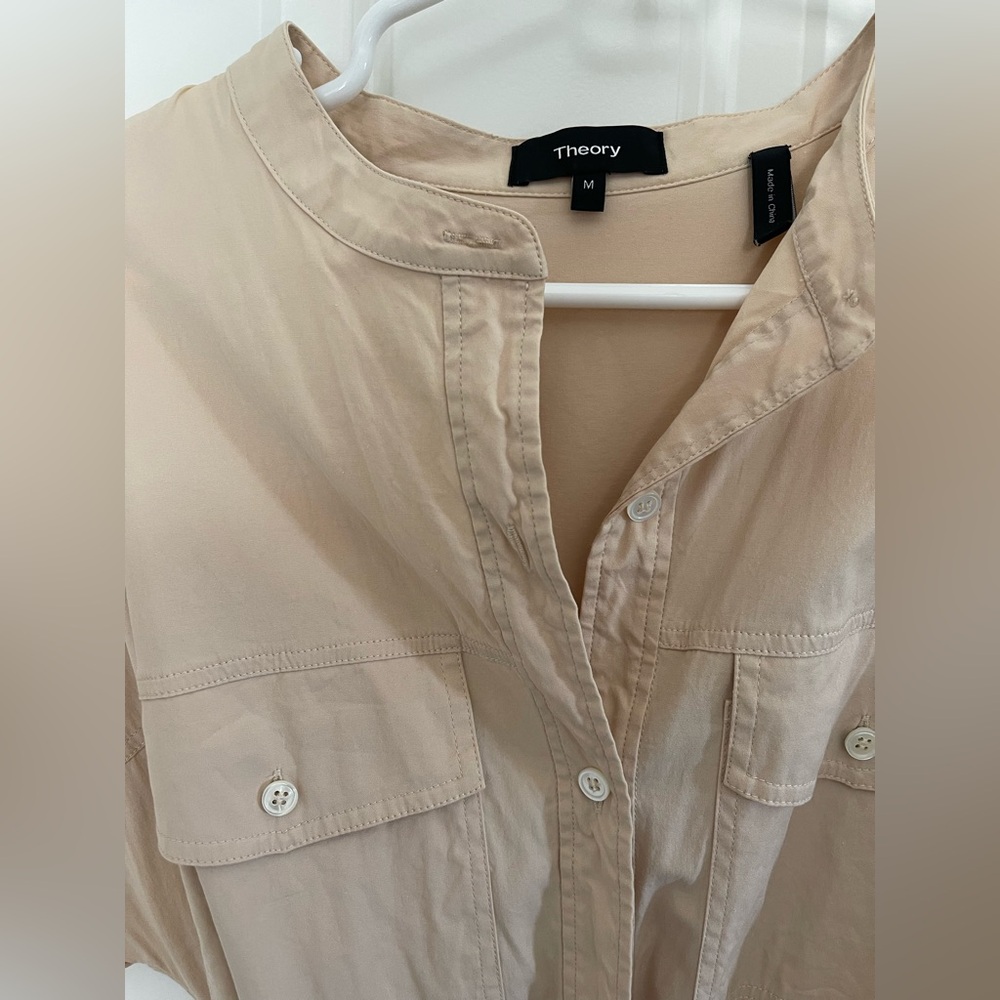Theory short sleeve shirt dress - Picture 2 of 3